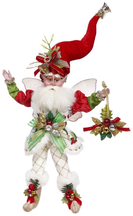 Christmas Wreath Fairy - Small - 9.5 Inches