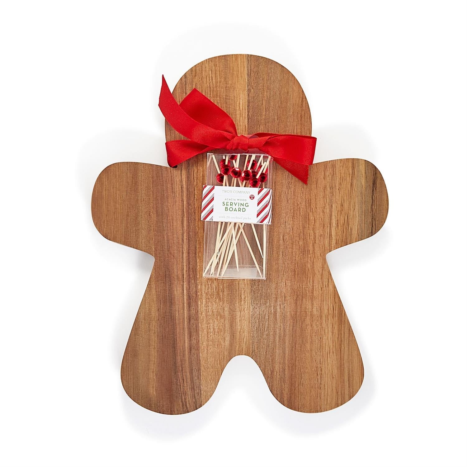 Gingerbread Dessert/Serving Board with 20 Cocktail Picks