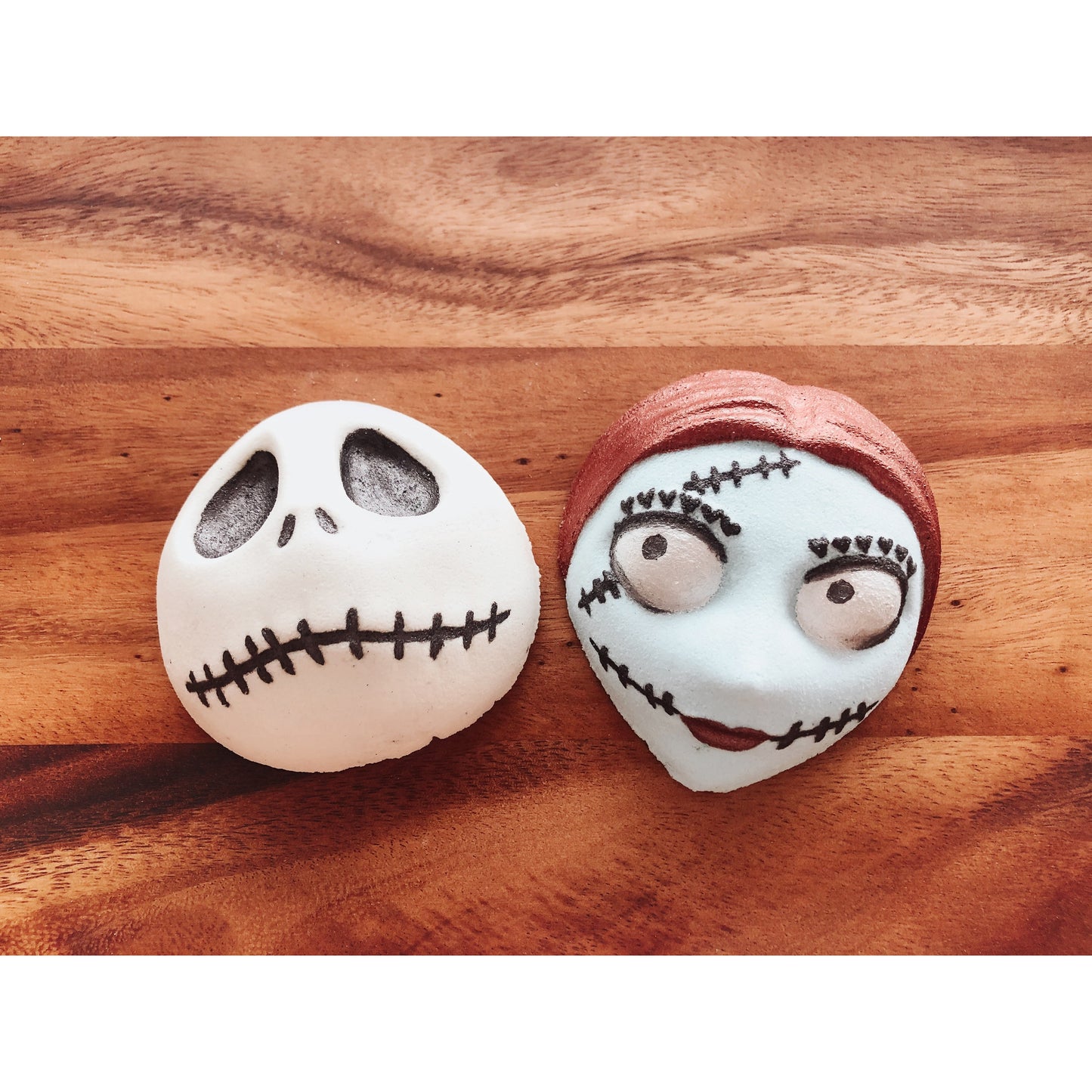 Jack & Sally Bubble Bath Bombs, Set of 2