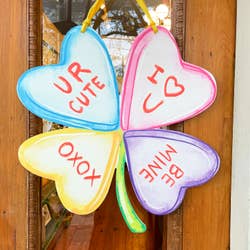 Conversation Hearts Valentine's Day Door Hanger