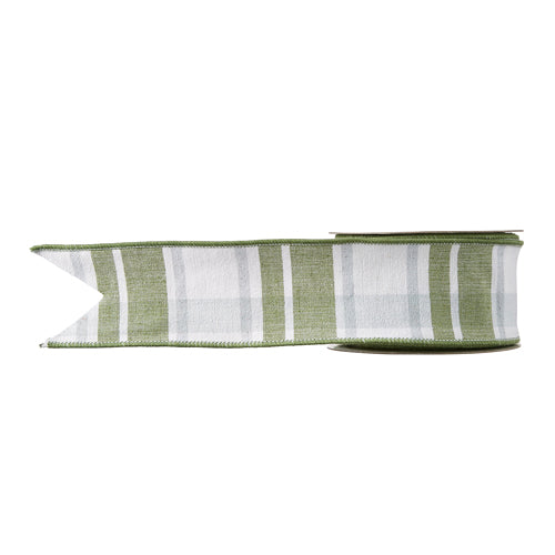 Green Plaid Ribbon