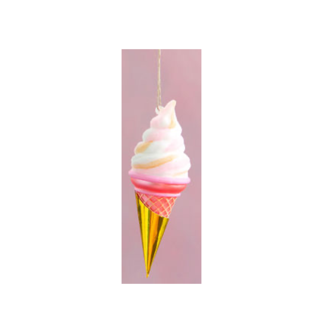 Ice Cream Cone Ornament