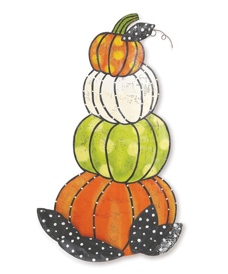 Stacked Pumpkins Door Hanger