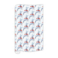 Handpainted Holiday Reindeer Pattern Wrapping Paper