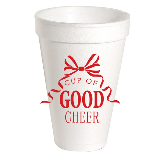 Red Cup of Good Cheer Styrofoam Cup