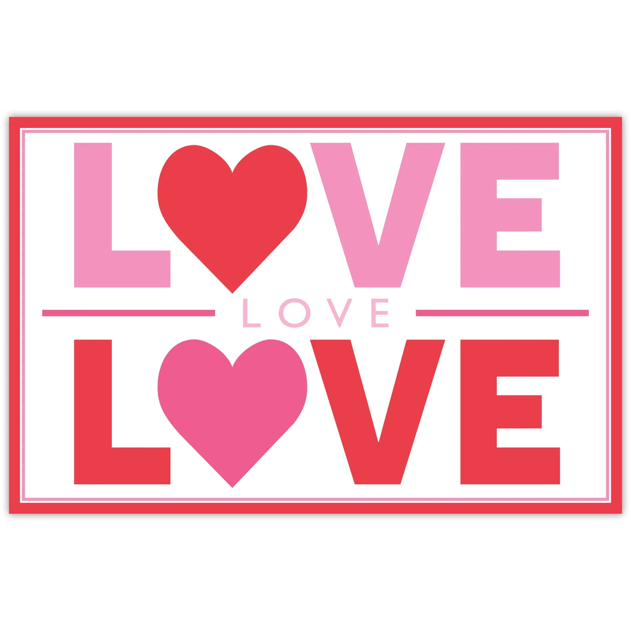 Love Love Love Placemat