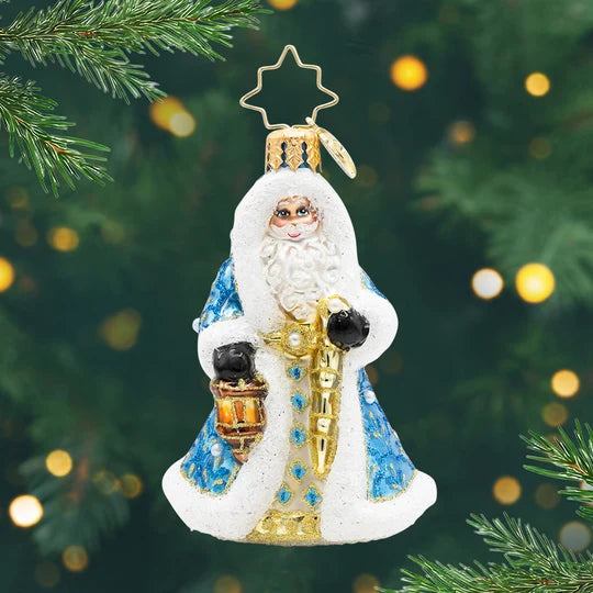Gilded Grandeur Santa Gem