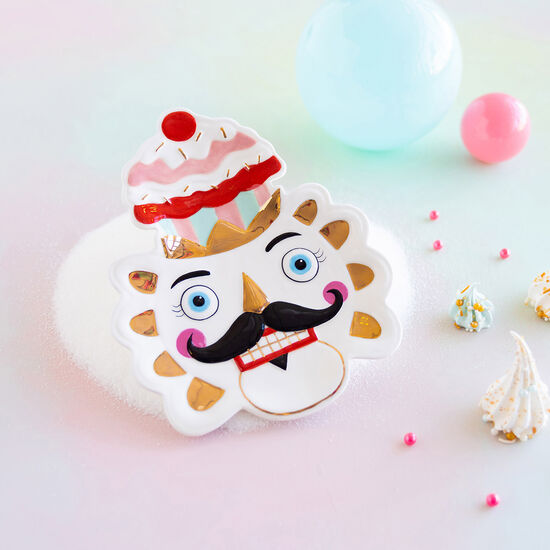 Colonel Cupcake Plate