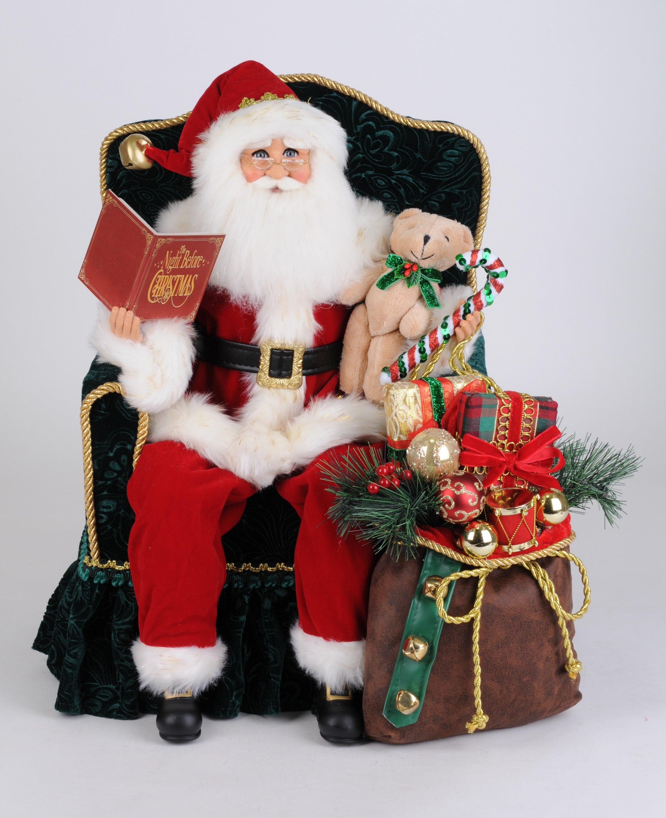 Night Before Christmas Small Chair Santa