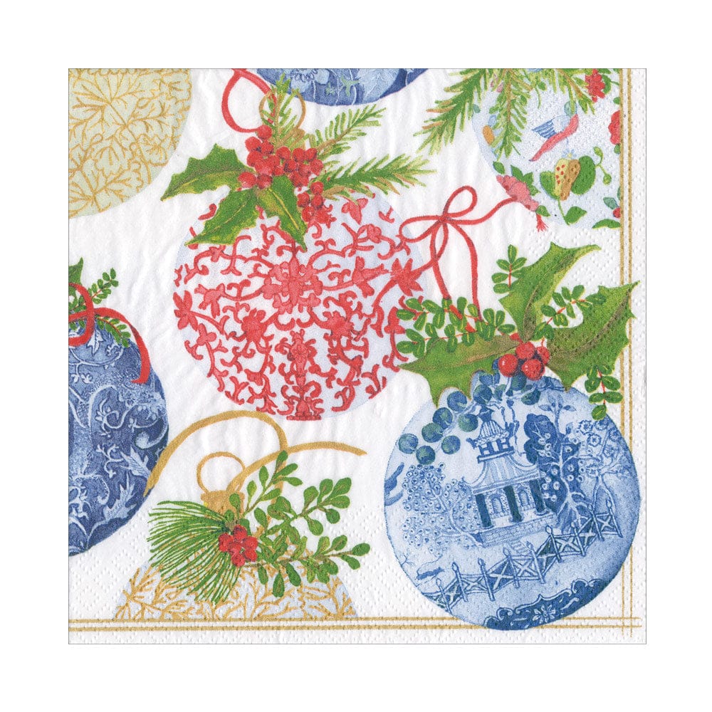 Porcelain Ornaments Luncheon Napkin