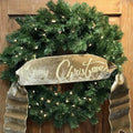 Gold Velvet Banner with Gold "Merry Christmas" Embroidery
