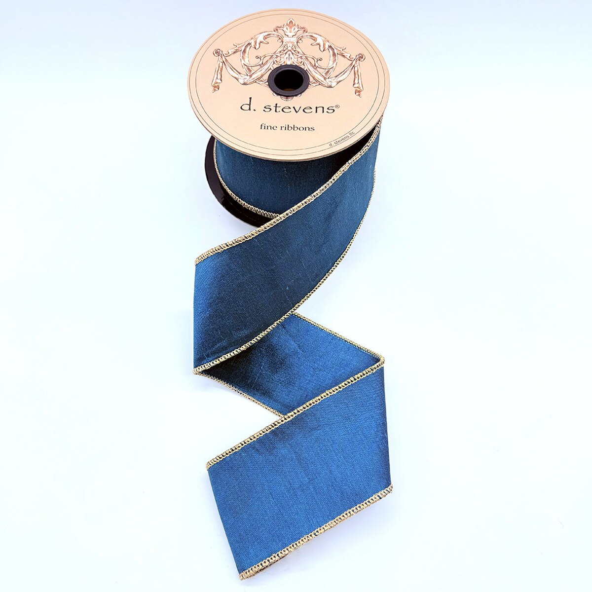 Dupion Ribbon- Dark Teal
