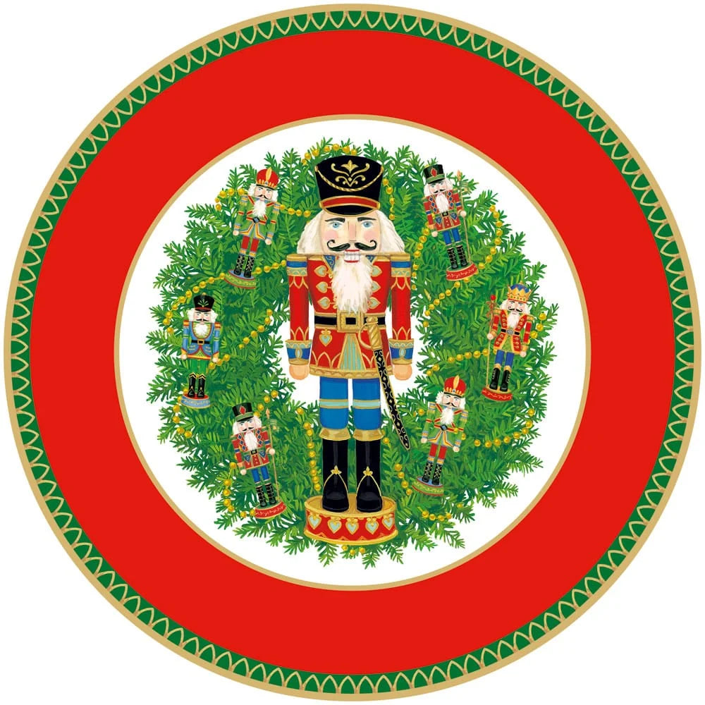Nutcracker Wreath Dinner Plates