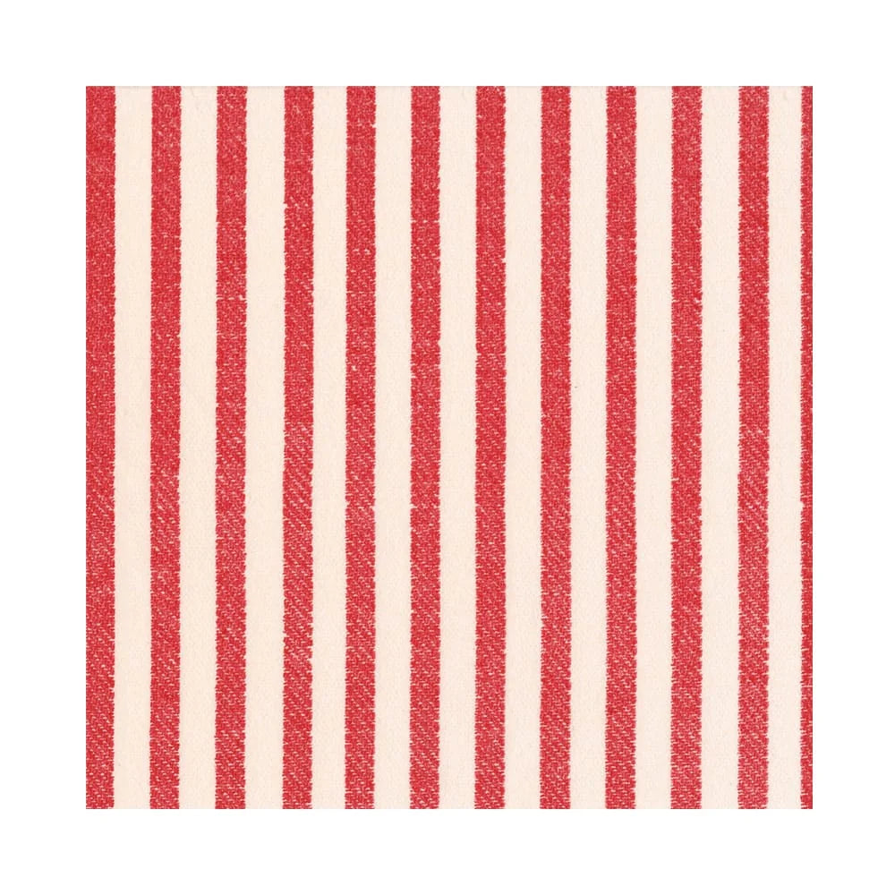 Melograno Stripe Red-Paper Linen Paper Linen Luncheon Napkin