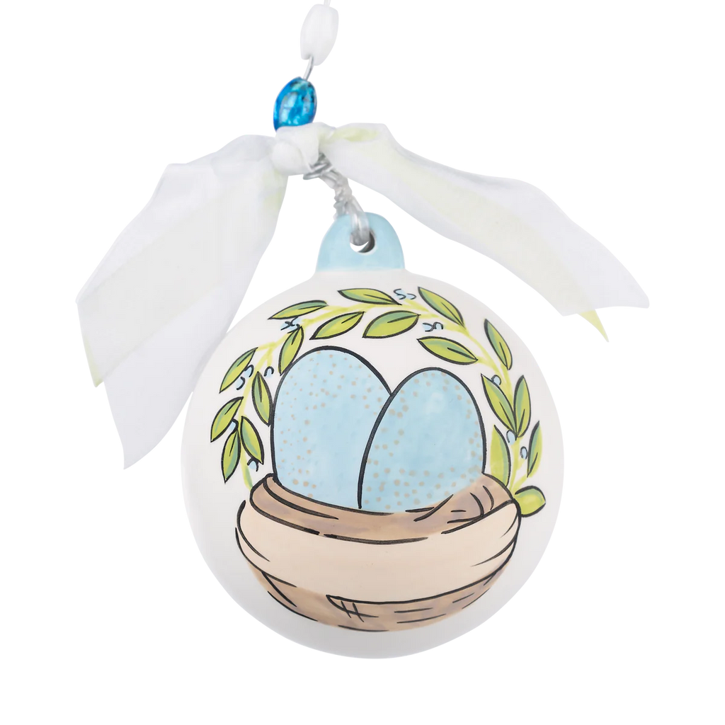 Blue Eggs Baby's 1st Ornament
