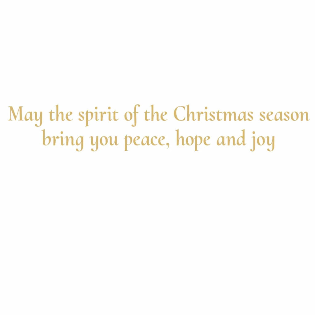 Golden Angel Nativity Small Boxed Christmas Cards