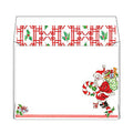 Handpainted Candy Cane Santa Social Set
