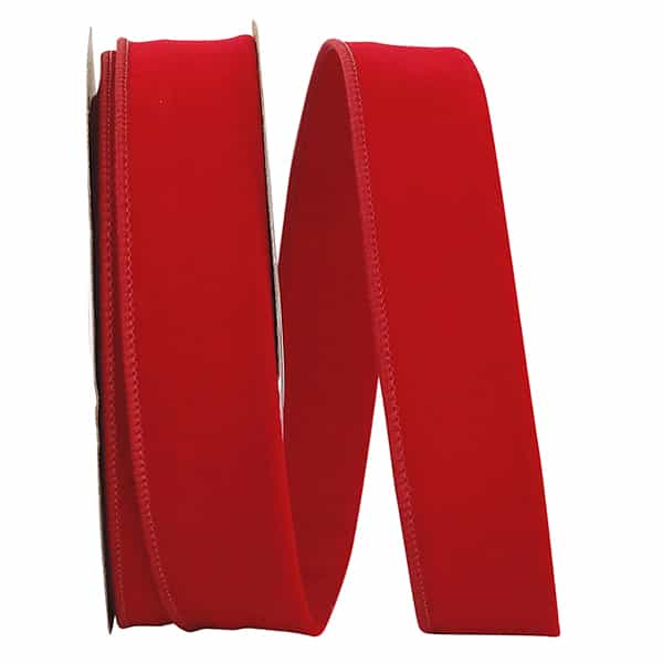 Red Old Tyme Velvet Ribbon