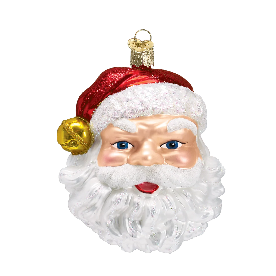 Jingle Bell Santa Ornament