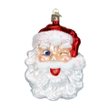 Winking Santa Ornament
