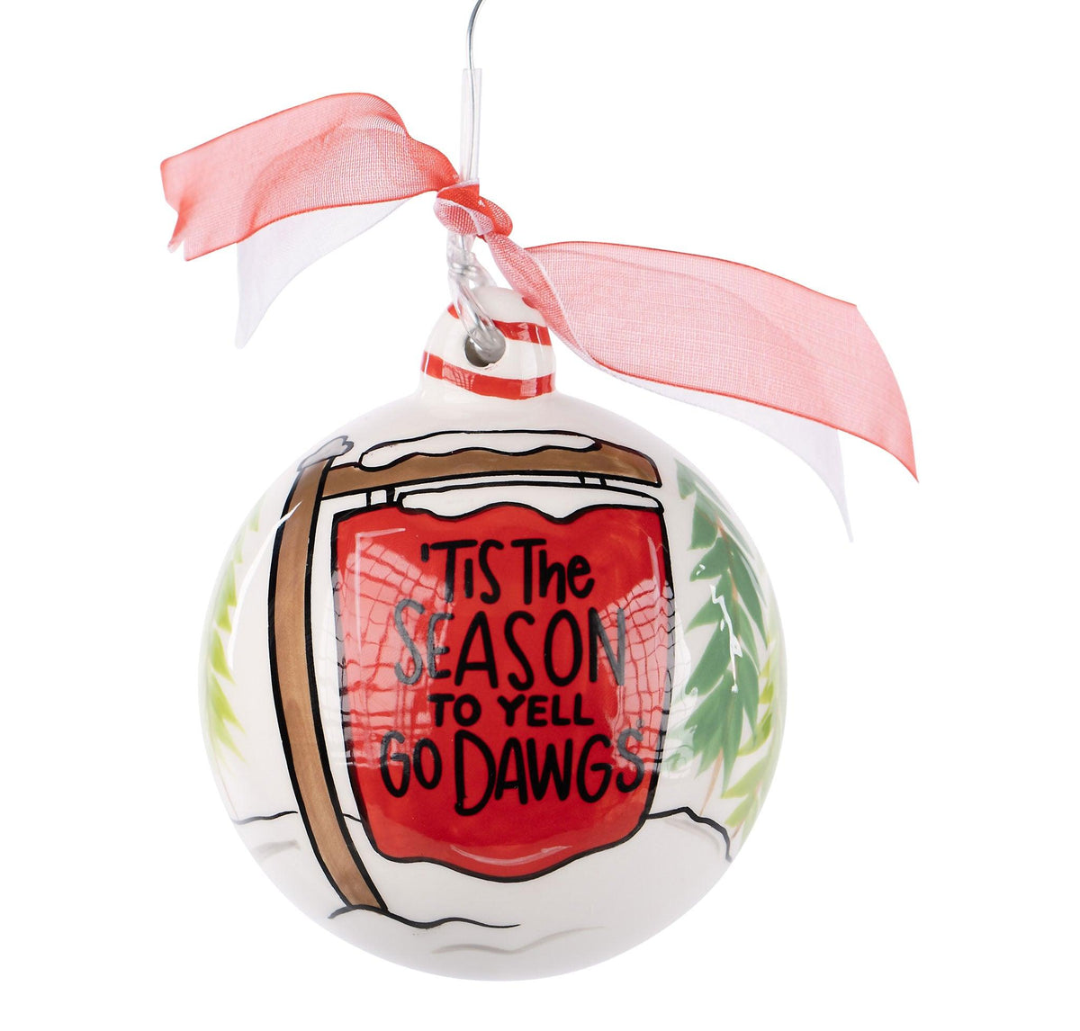 Tis the Season UGA Snowman Ornament