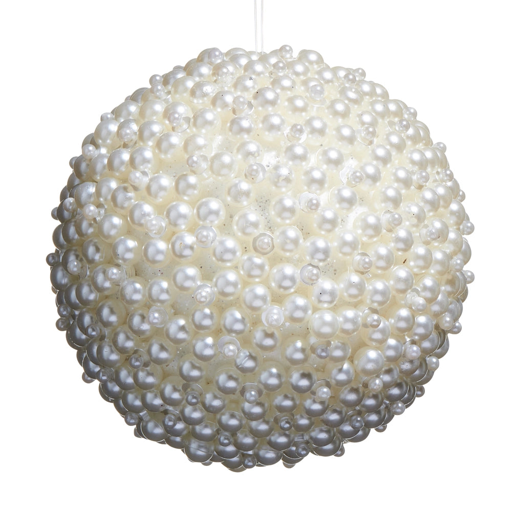 4.5" Pearl Ball Ornament
