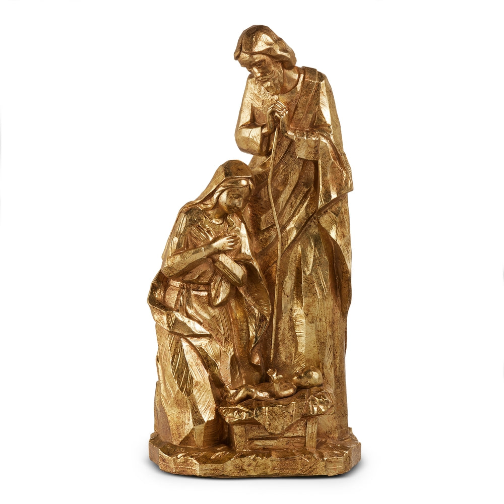Gold Carved Holy Family