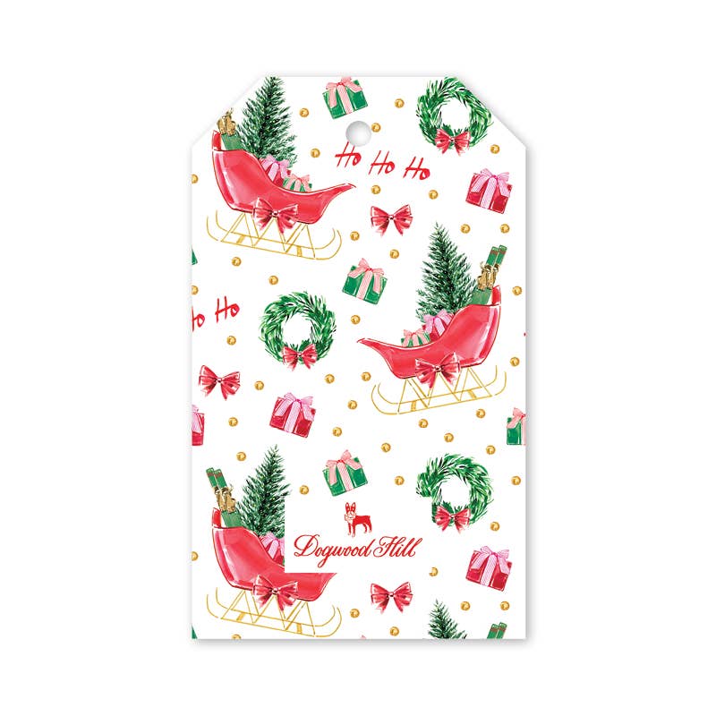 Toast of the East Coast Sleigh Gift Tags