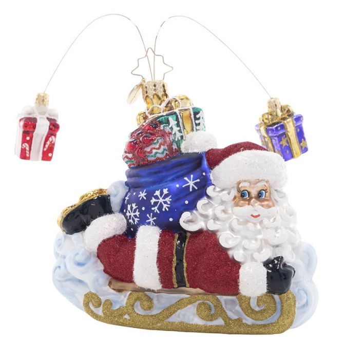 Snow Sliding Santa