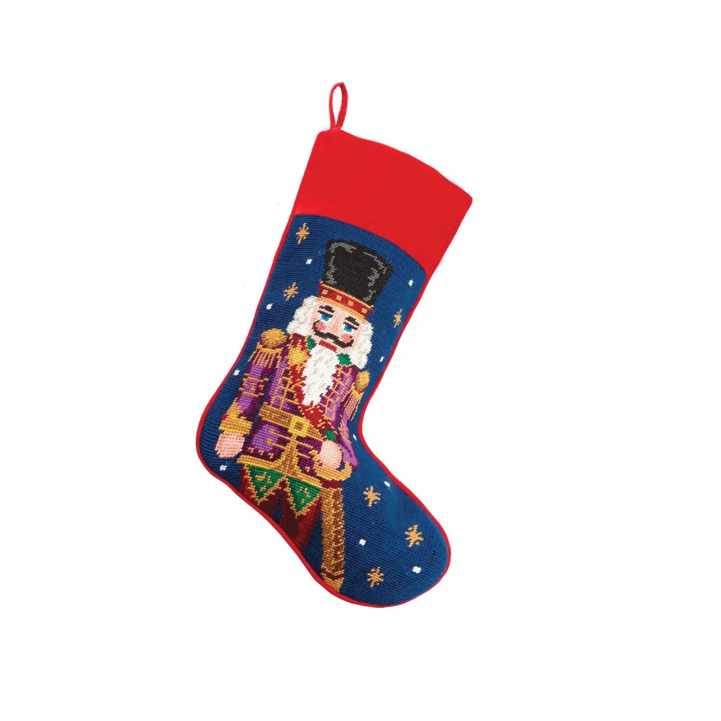 Nutcracker Needlepoint Stocking