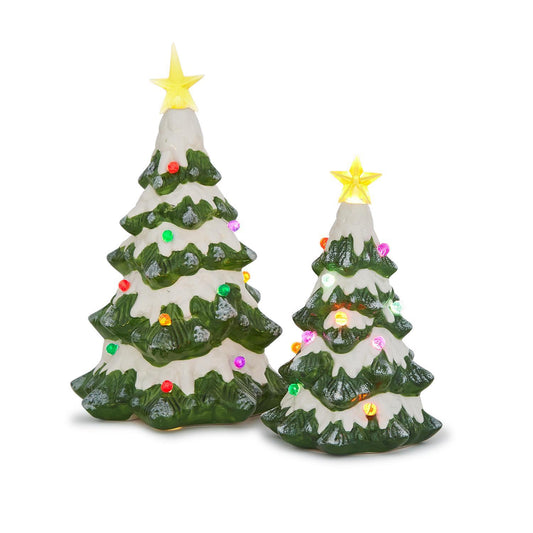 Light Up Christmas Tree with Ball Ornament Bulbs