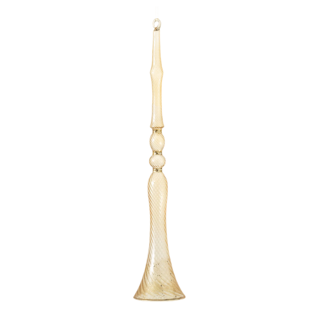 Amber Trumpet Ornament