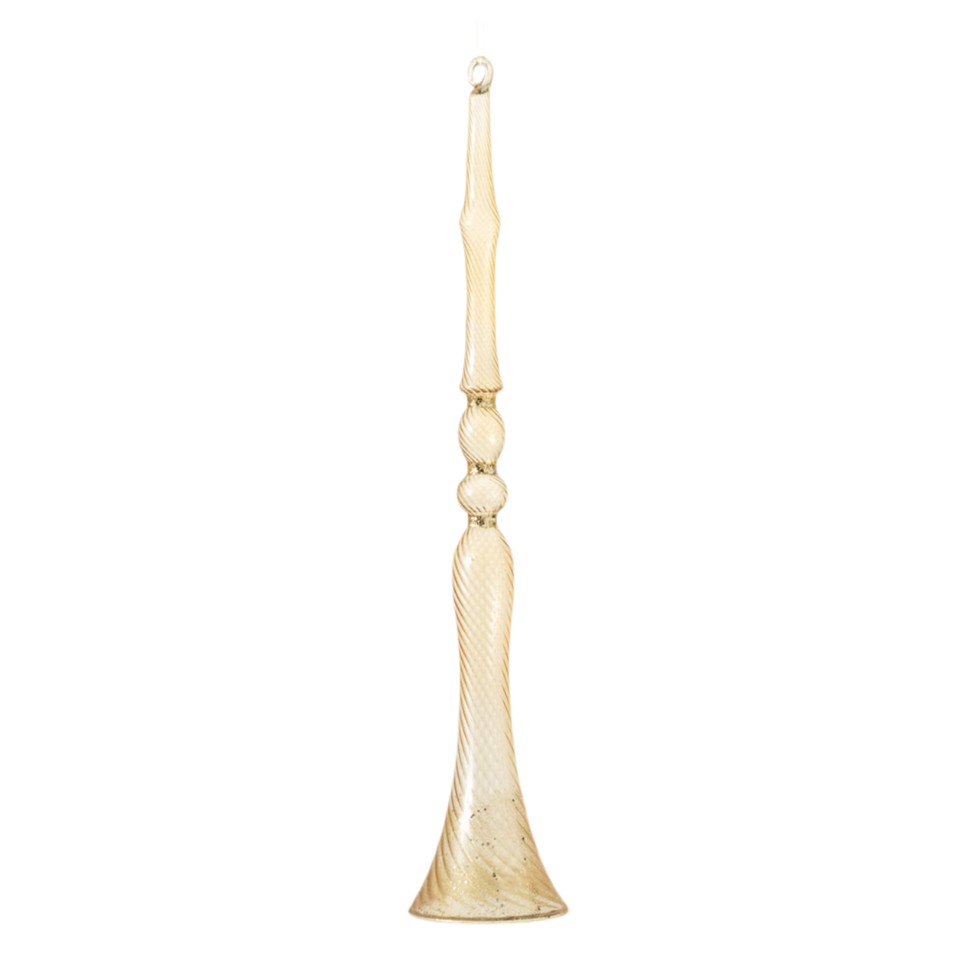 Amber Trumpet Ornament