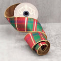 Dupion Aberdeen Plaid- Gold/Green/Red