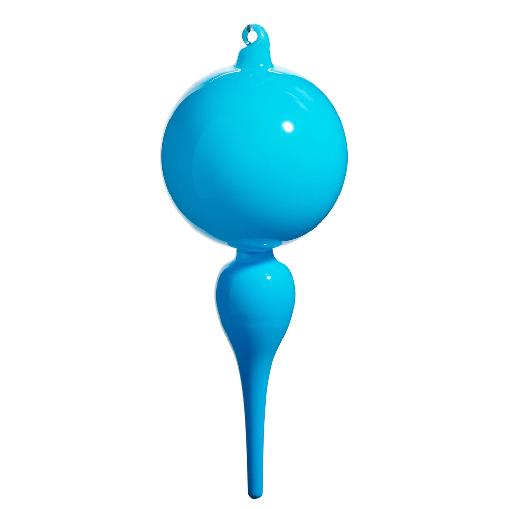 Bright Blue Finial Ornament