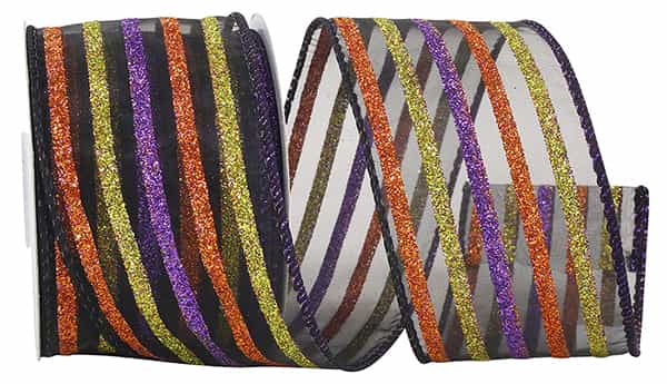 Striped Season Sheer Ribbon