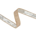 Gold Sparkle Ribbon w/ Champagne Metallic Backing