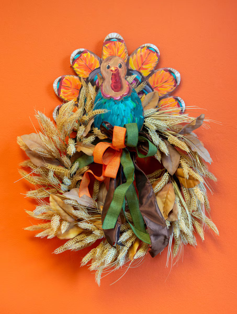Artful Turkey Centerpiece