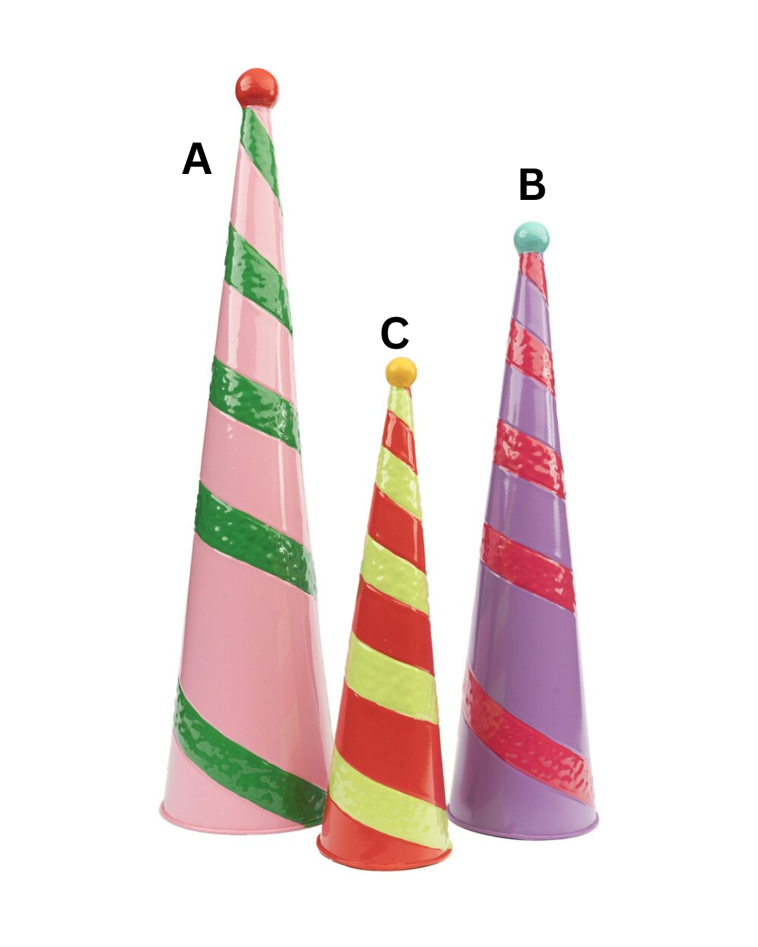 Merry & Bright Cone Trees
