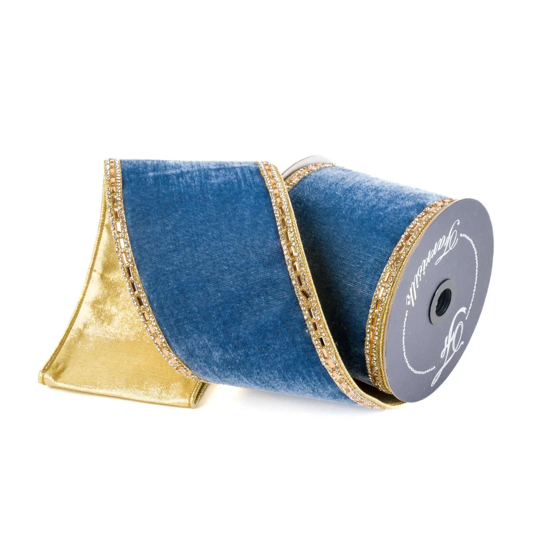 Brillant Borders Ribbon- Steel Blue