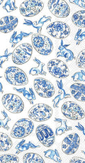 Blue& White Eggs Guest Towel