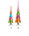 Shiny Color Block Trees