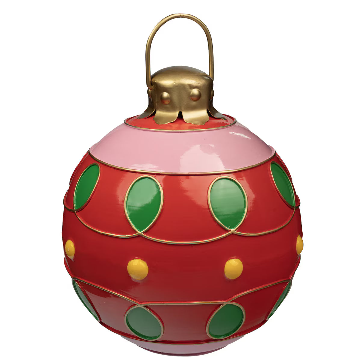 Merry & Bright Red 3D Ornament