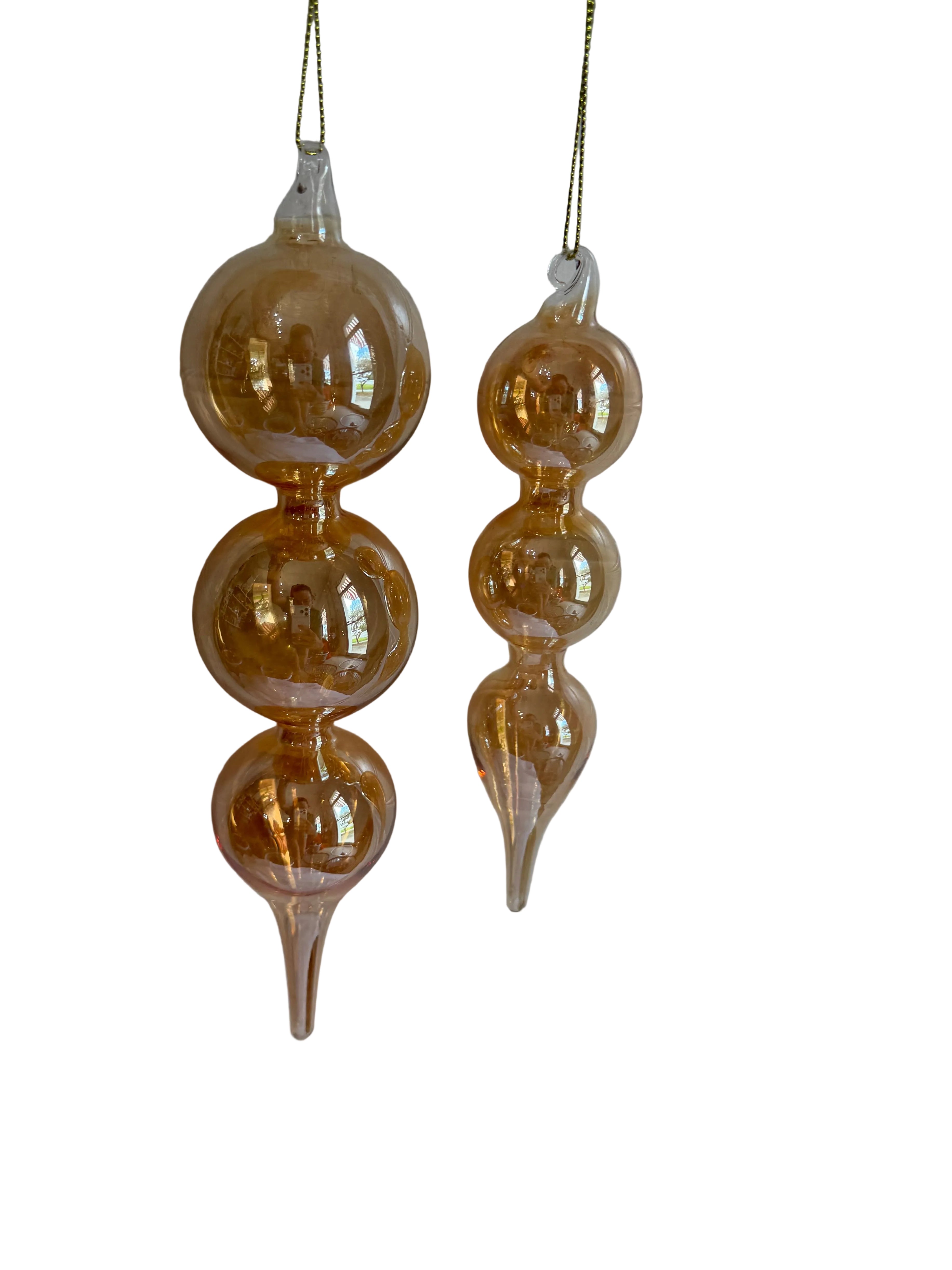 Glass Finial Ornament