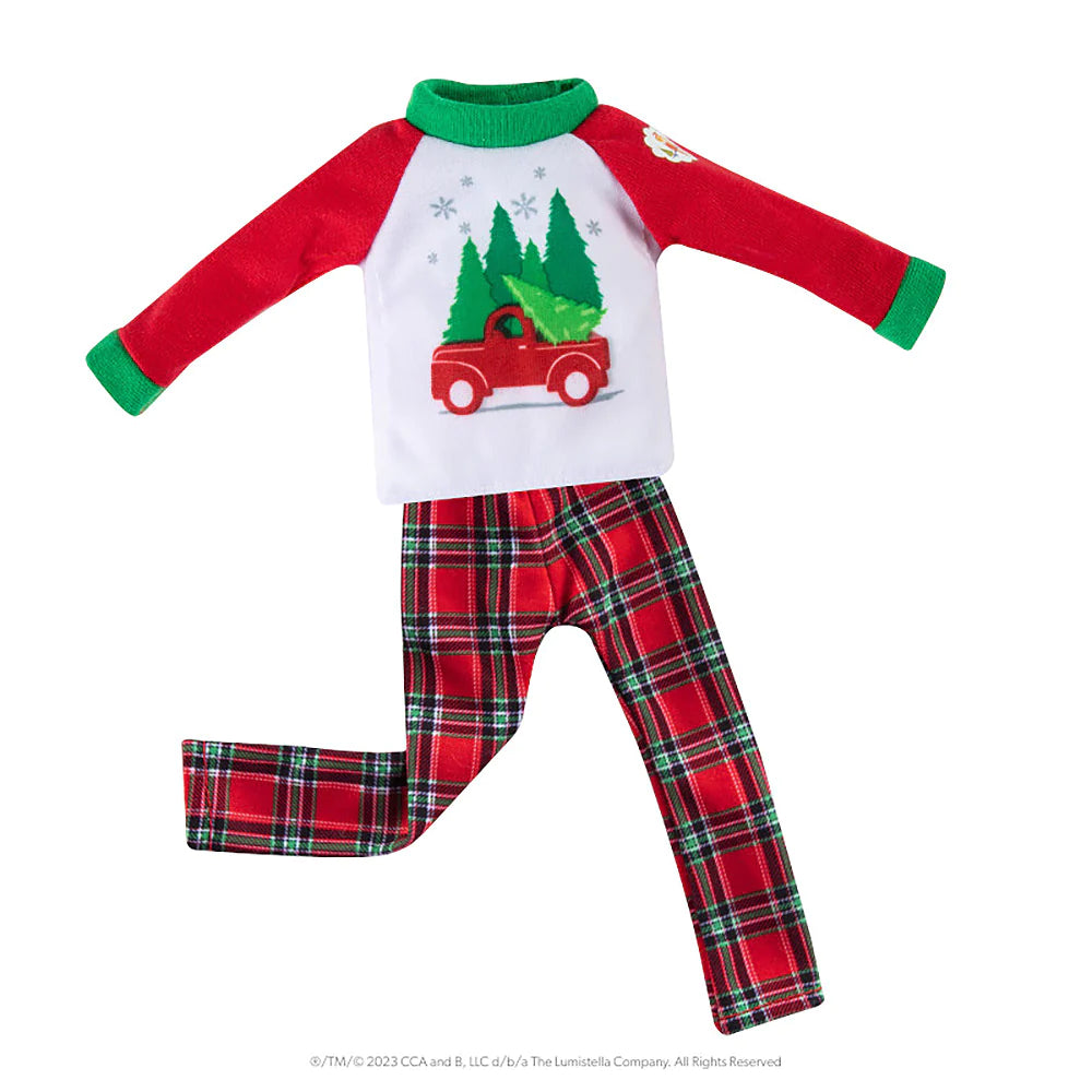 Claus Couture Tree Farm PJs