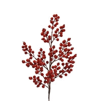 Shiny Currant Berry Stem- Red