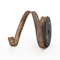Metallic Dupion Ribbon- Cappuccino