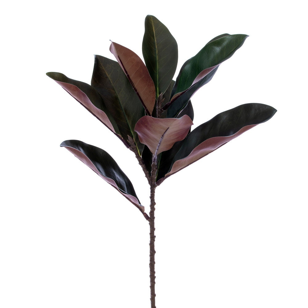 Green Magnolia Leaf Spray- 20"