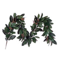 9' Green Magnolia Leaf Garland