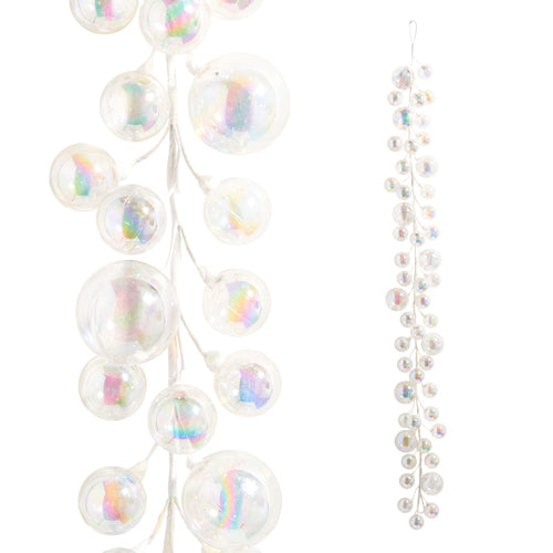 4ft Iridescent Ball Garland